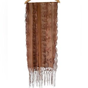 Scarf with embroidery